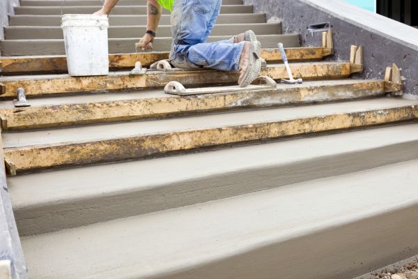 Concrete Steps Pouring in Mckinney