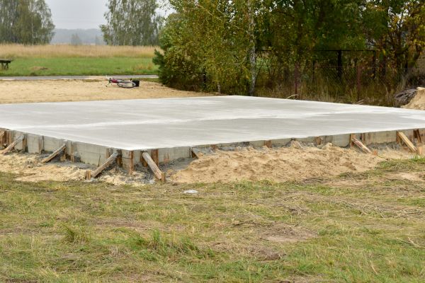 Concrete Base Installation in Mckinney