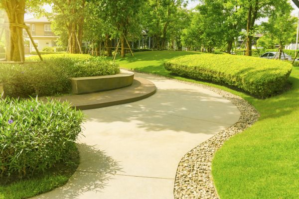 Cement Walkway Installation in Mckinney