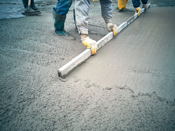 Cement Slab Installation in Mckinney