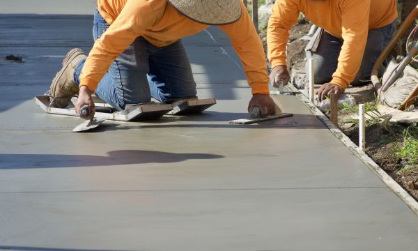 Cement Pad Construction in Mckinney