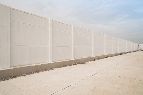 Concrete Fence Construction in Mckinney
