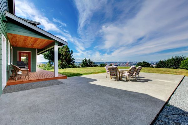 Backyard Concrete Paving in Mckinney