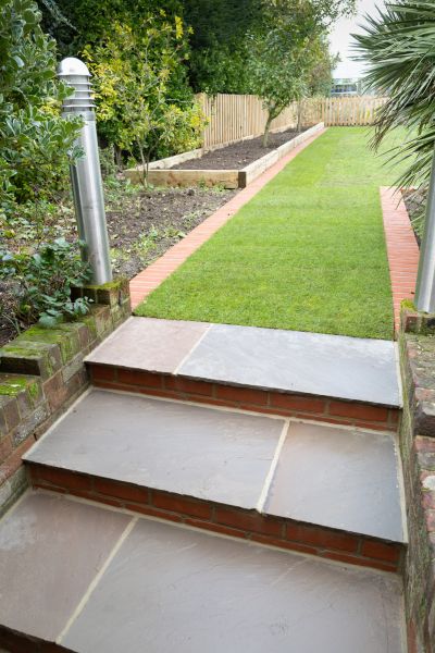 Backyard Steps Installation in Mckinney