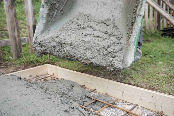 Yard Concrete Pouring in Mckinney
