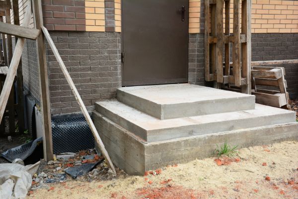 Cement Steps Construction in Mckinney