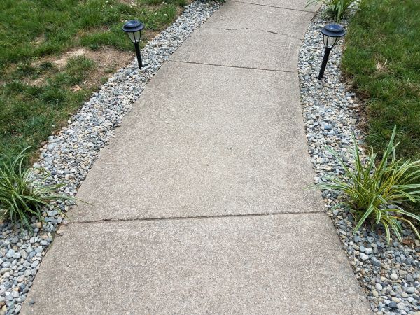 Cement Path Construction in Mckinney