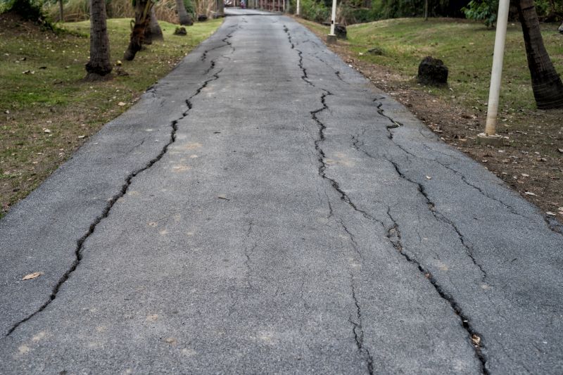 Cracked Driveway Replacement